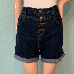 High waist shorts